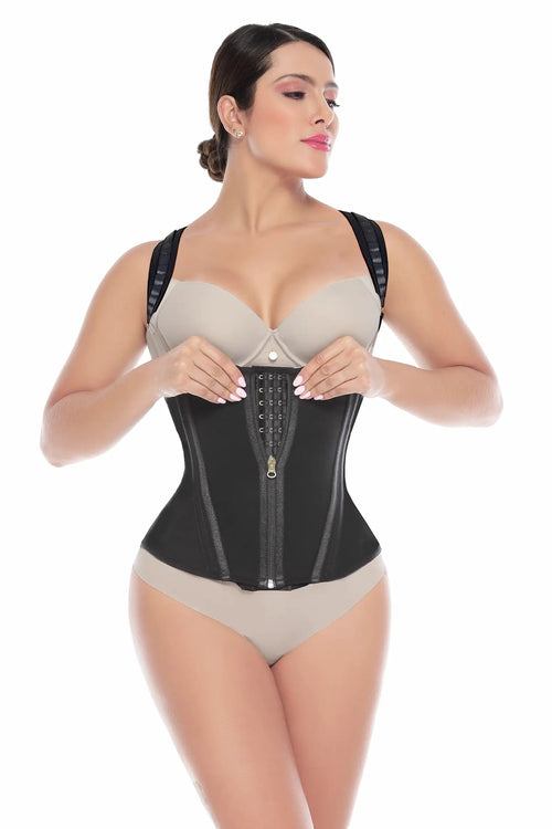 CHALECO CINTURILLA DE AVISPA TIPO CORSET – GOLOSA